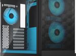 Fractal Design Pop Air RGB - Cyan Core TG Clear Tint