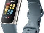 Fitbit Charge 5 Fitness Tracker, Platinum/Steel Blue