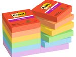 Post-it Playful Haftnotizen extrastark farbsortiert - 12 Blöcke