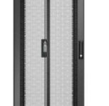 APC Easy Rack Flatpack, 600mm/42HE/1000mm, mit Dach, Seitenwand, Rollen, Füße, 4 Halterungen, ohne Boden, schwarz