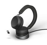 Jabra Evolve2 75 UC Stereo Headset On-Ear schwarz