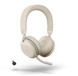 Jabra Evolve2 75 MS Stereo Headset On-Ear beige