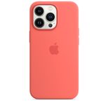 Apple Silikon Case mit MagSafe für Apple iPhone 13 Pro, pink pomelo