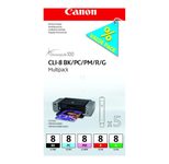 Canon Original CLI-8 Druckerpatronen 5er-Multipack - PC/PM/BK/R/G