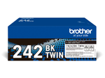 Brother Original TN-242BK Toner - schwarz Doppelpack (TN242BKTWIN)