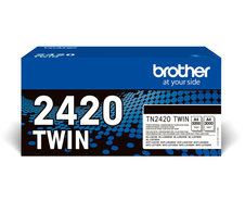 Brother Original TN-2420 Toner - schwarz Doppelpack (TN2420TWIN)
