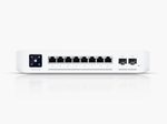 Ubiquiti UniFi Enterprise Switch L3 managed - 8x 10/100/1000/2.5G (PoE+) + 2x 1 Gigabit/10 Gigabit SFP+ (Uplink) Desktop