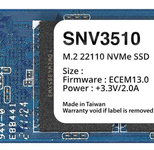 Synology Enterprise M.2 22100 NVMe PCIe 3.0 x4 SSD Festplatte 400GB