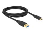 Delock SuperSpeed USB (USB 3.2 Gen 1) Kabel Typ-A zu USB Type-C™ 2 m