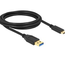 Delock SuperSpeed USB (USB 3.2 Gen 1) Kabel Typ-A zu USB Type-C™ 2 m