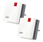 2x FRITZ!Repeater 1200 AX WiFi Range-Extender GigE WiFi6 2.4 GHz, 5 GHz