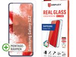 DISPLEX Real Glass + Case Schutzset für Samsung Galaxy S22