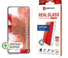 DISPLEX Real Glass + Case Schutzset für Samsung Galaxy S22