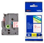 Brother TZe 222 - Laminiertes Band - Rot auf Weiß - Rolle (0,9 cm x 8 m) - 1 Rolle(n) - für P-Touch GL-H105, PT-1080BTS,