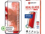 DISPLEX Full Cover Real Glass + Case für Samsung Galaxy S22 Ultra