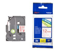Brother Original P-Touch Farbband rot auf weiß (TZE-232)