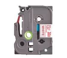 Brother TZe 252 - Laminiertes Klebeband - Rot auf Weiß - Rolle (2,4 cm x 8 m) - 1 Rolle(n) - für P-Touch PT-1400, 1600,