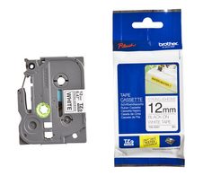 Brother Original P-Touch Farbband schwarz auf weiß (TZE-S231)