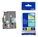 Brother TZe 751 - Laminiertes Band - Schwarz auf Grün - Rolle (2,4 cm x 8 m) - 1 Rolle(n) - für P-Touch PT-2420, 2430, 2