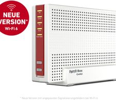 FRITZ!Box 6690 Cable Wireless Router Kabelmodem 4-Port-Switch GigE, 2.5 GigE WiFi6 Dual-Band VoIP-Telefonadapter