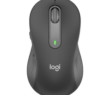 Logitech Signature M650L Large Graphite Wireless Maus für die rechte Hand