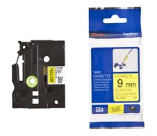 Brother TZe FX621 - Flexitape - Schwarz auf Gelb - Rolle (0,9 cm x 8 m) - 1 Rolle(n) - für P-Touch GL-H105, PT-1080, 129