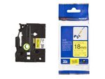 Brother TZe FX641 - Flexitape - Schwarz auf Gelb - Rolle (1,8 cm x 8 m) - 1 Rolle(n) - für P-Touch PT-1400, 1650, 18, 18
