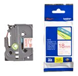 Brother TZe 242 - Laminiertes Band - Rot auf Weiß - Rolle (1,8 cm x 8 m) - 1 Rolle(n) - für P-Touch PT-1230, 18, 1830, 2