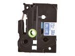 Brother TZe 555 - Laminiertes Band - weiß auf blau - Rolle (2,4 cm x 8 m) - 1 Rolle(n) - für P-Touch PT-2420, 2430, 2450