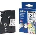 Brother TZEFA3 Textilband zum Aufbügeln blau auf weiß - Rolle (1,2 cm x 3 m)