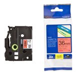 Brother TZe 461 - Laminiertes Band - schwarz auf rot - Rolle (3,6 cm x 8 m) - 1 Rolle(n) - für P-Touch PT-3600, PT-550,