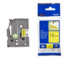 Brother TZe S641 - Laminiertes extra starkes Klebeband - Schwarz auf Gelb - Rolle (1,8 cm x 8 m) - 1 Rolle(n) - für P-To