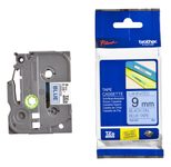 Brother Original P-Touch Farbband schwarz auf blau (TZE-521)