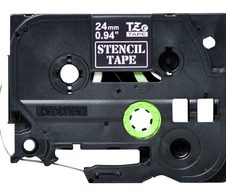 Brother Original P-Touch Stempelband schwarz Rolle (2,4 cm x 3 m) 1 Rolle (STE-151)