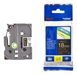 Brother TZe 344 - Laminiertes Band - gold auf schwarz - Rolle (1,8 cm x 8 m) - 1 Rolle(n) - für P-Touch PT-1230, 18, 183