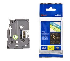 Brother TZe 344 - Laminiertes Band - gold auf schwarz - Rolle (1,8 cm x 8 m) - 1 Rolle(n) - für P-Touch PT-1230, 18, 183