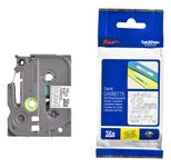 Brother TZe 135 - Laminiertes Klebeband - weiß auf durchsichtig - Rolle (1,2 cm x 8 m) - 1 Rolle(n) - für P-Touch GL-H10