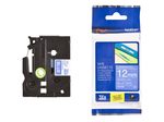 Brother TZe 535 - Laminiertes Band - weiß auf blau - Rolle (1,2 cm x 8 m) - 1 Rolle(n) - für P-Touch GL-H105, PT-1000, 1