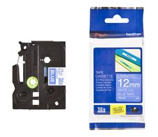 Brother TZe 535 - Laminiertes Band - weiß auf blau - Rolle (1,2 cm x 8 m) - 1 Rolle(n) - für P-Touch GL-H105, PT-1000, 1
