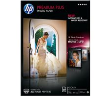 HP Premium Plus Fotopapier glänzend A4 (210 x 297 mm) 20 Blatt für Officejet Pro, Deskjet, ENVY (CR672A)