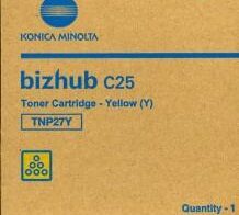 Konica Minolta Original TNP-27Y Toner gelb 4.500 Seiten (A0X5253)