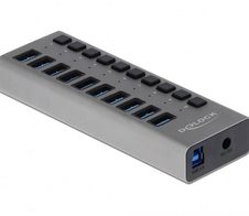 Delock - Hub - 10 x SuperSpeed USB 3.0 - Desktop