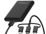 OtterBox 5.000 mAh Powerbank mit Universal USB-Kabel (Schwarz)