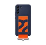 Samsung Silicone Cover mit Schlaufe Galaxy S22+ (Navy)