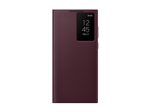Samsung Clear View Cover für Galaxy S22 Ultra (Burgundy)