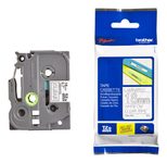 Brother TZe 145 - Laminiertes Klebeband - weiß auf durchsichtig - Rolle (1,8 cm x 8 m) - 1 Rolle(n) - für P-Touch PT-123