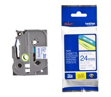 Brother TZe 253 - Laminiertes Band - blau auf weiß - Rolle (2,4 cm x 8 m) - 1 Rolle(n) - für P-Touch PT-2420, 2430, 2460