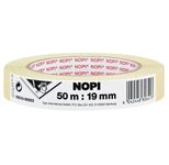 NOPI Kreppband 19 mm  x 50 m beige