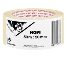 NOPI Kreppband 50 mm  x 50 m beige