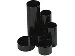 WEDO Junior Schreibtisch-Organizer ABS-Kunststoff 6 Fächer - schwarz